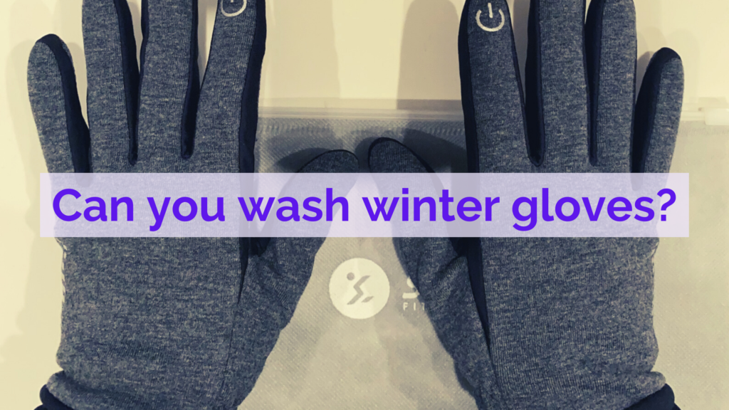 washing winter gloves