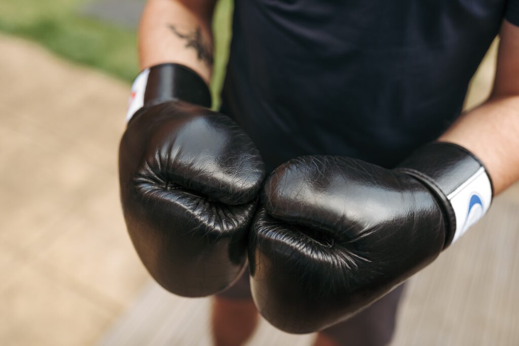 using alcohol on boxing gloves