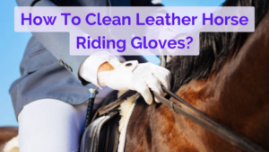 How To Clean Leather Horse Riding Gloves?