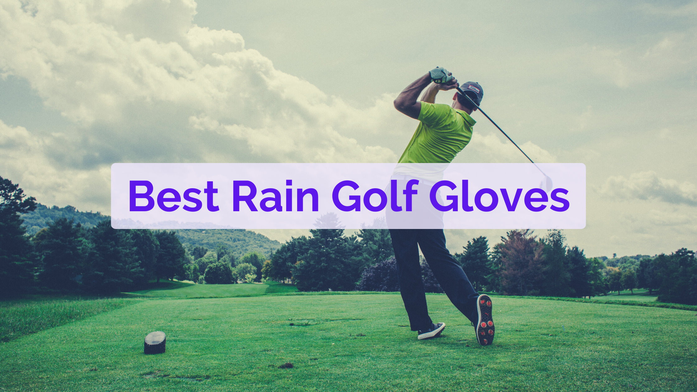 best rain golf gloves