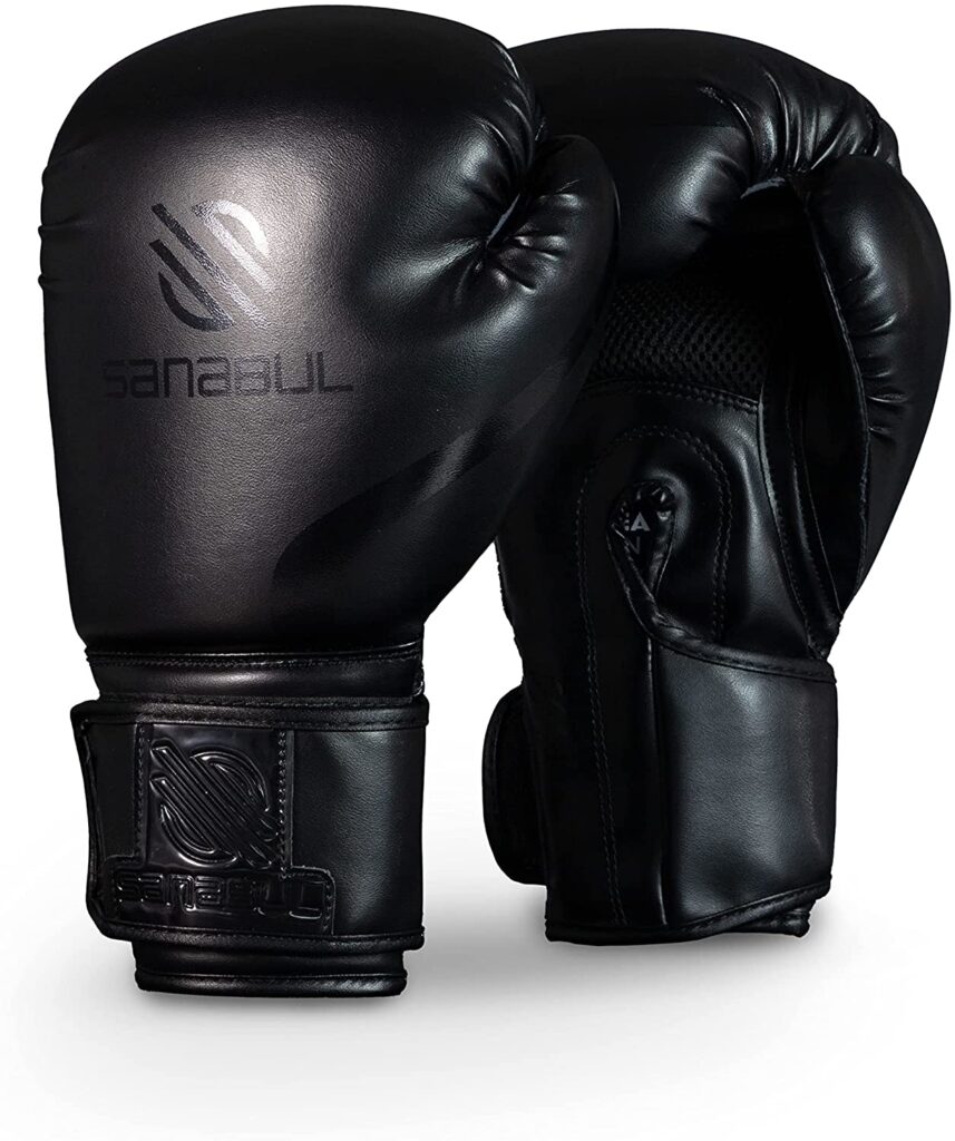 Sanabul Essential Gel Boxing Kickboxing Punching Bag Gloves
